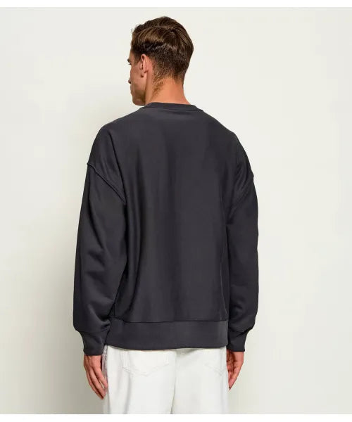 Felpa girocollo con logo Relaxed fit