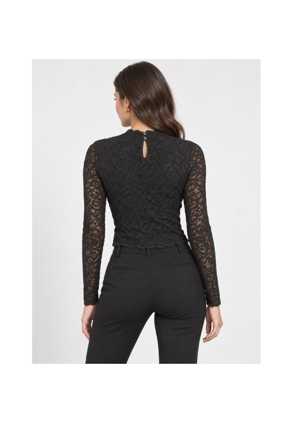 Crop Top Maniche lunghe