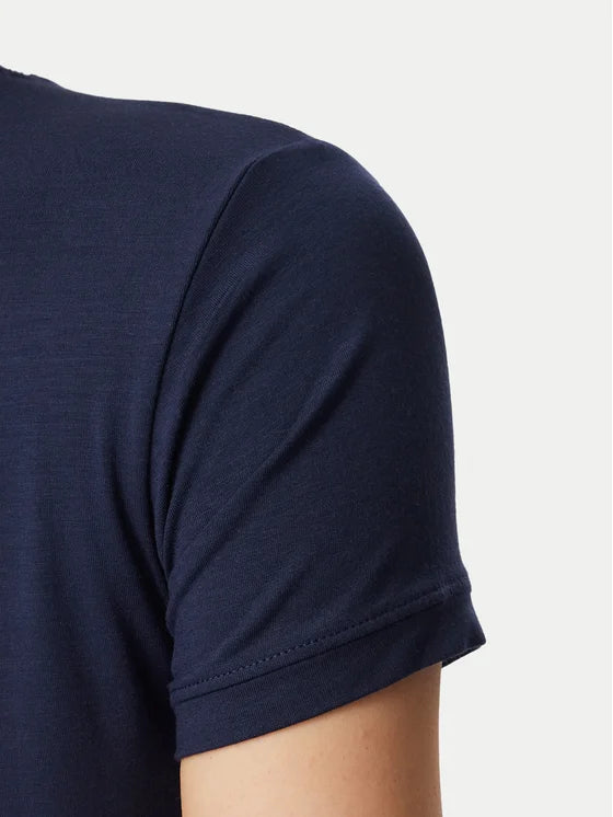 T-shirt con logo di strass