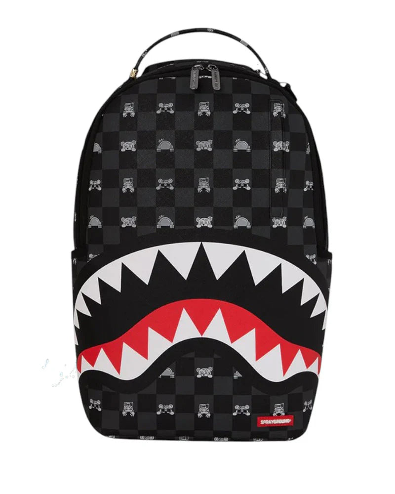 GRAY PEEKING CHARACTER CHECK DLXSV  BACKPACK SPRAYGROUND