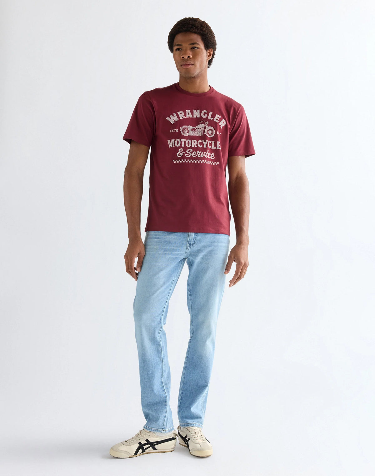 AMERICANA TEE RUBY WINE