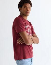 AMERICANA TEE RUBY WINE