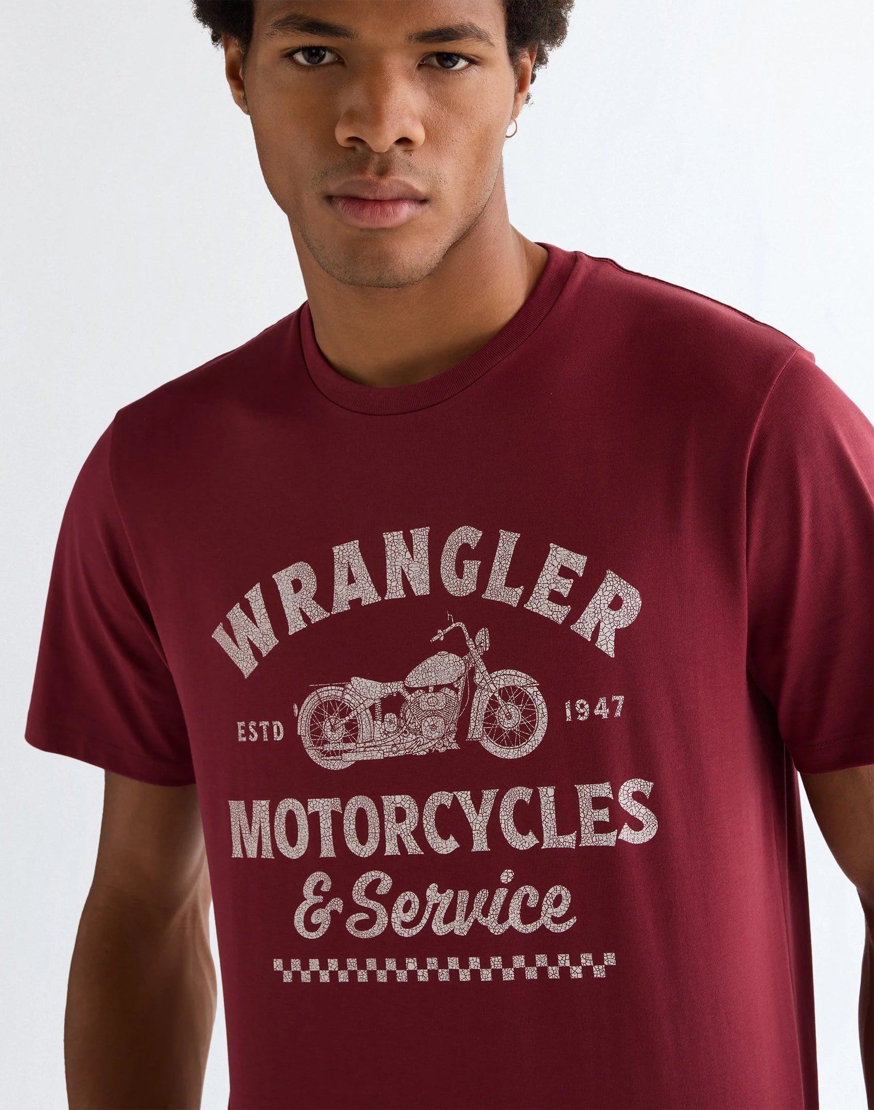 AMERICANA TEE RUBY WINE
