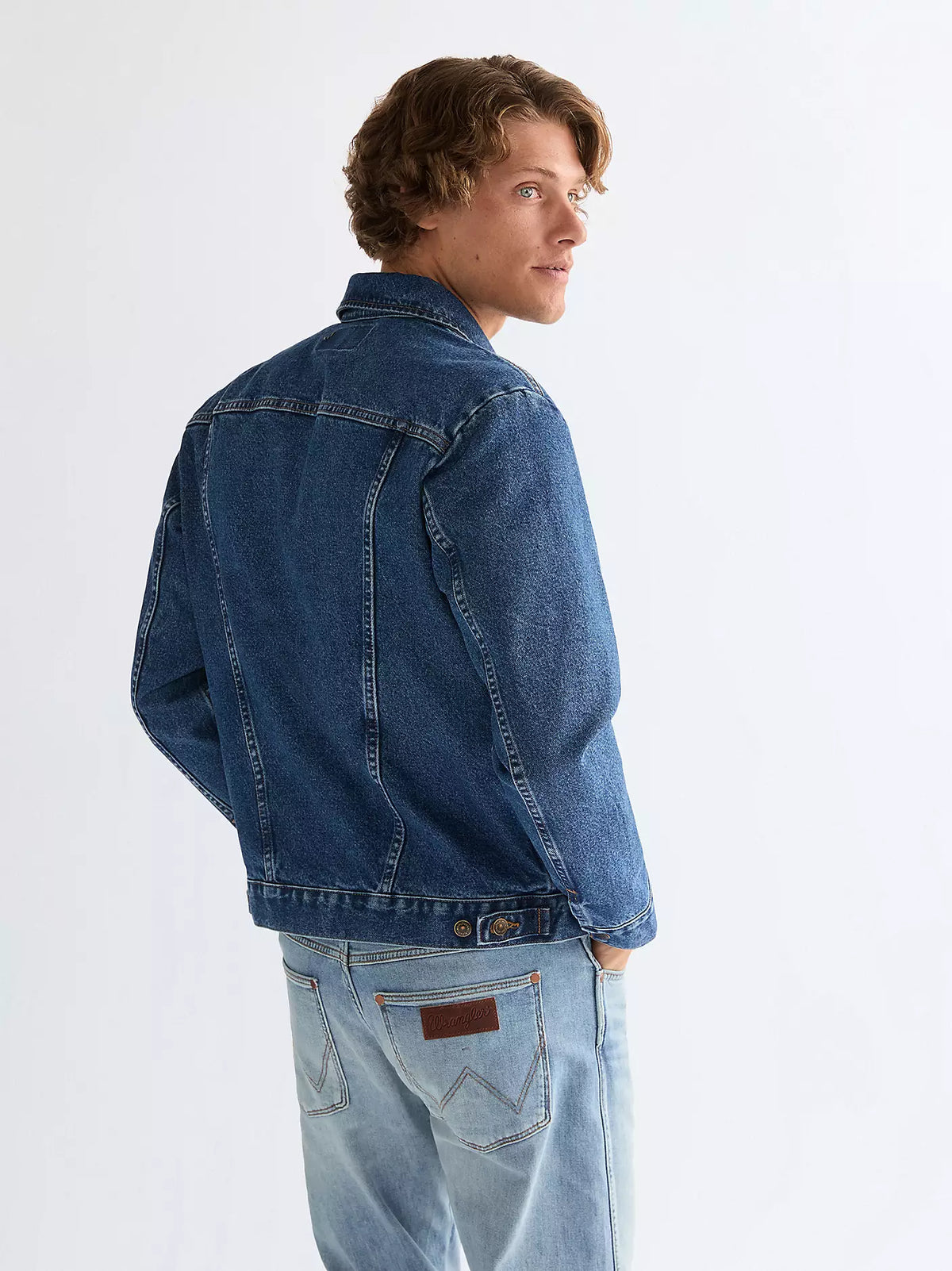 COWBOY CUT JACKET STONEWASH