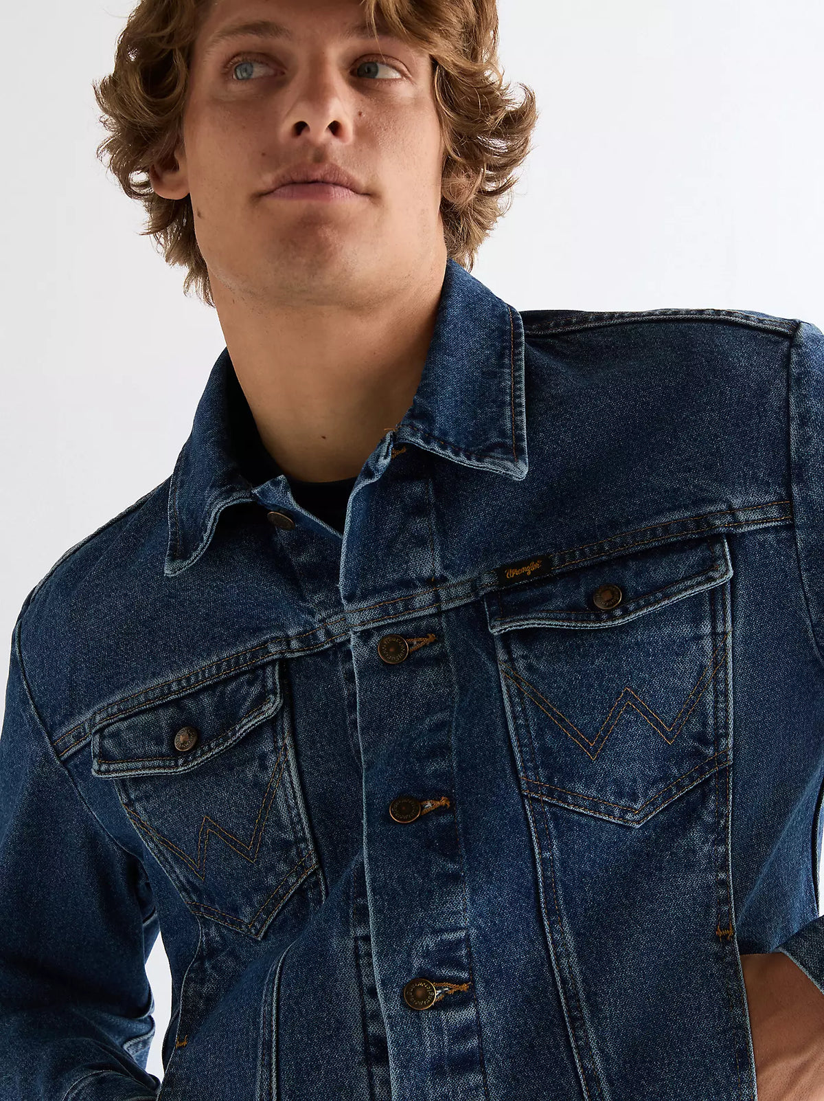 COWBOY CUT JACKET STONEWASH