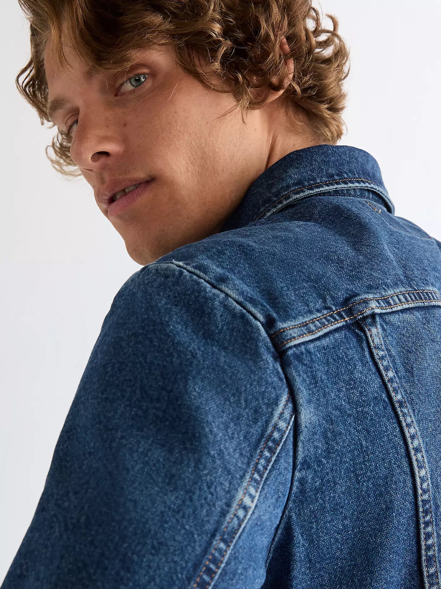 COWBOY CUT JACKET STONEWASH