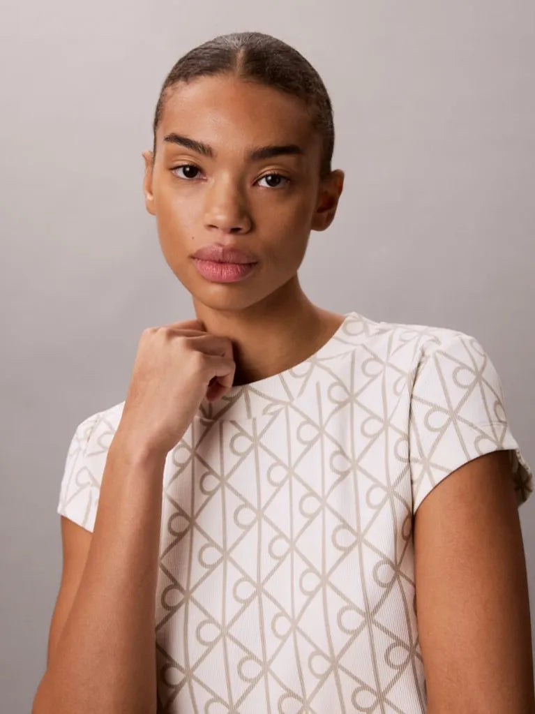 T-Shirt Crop con Logo