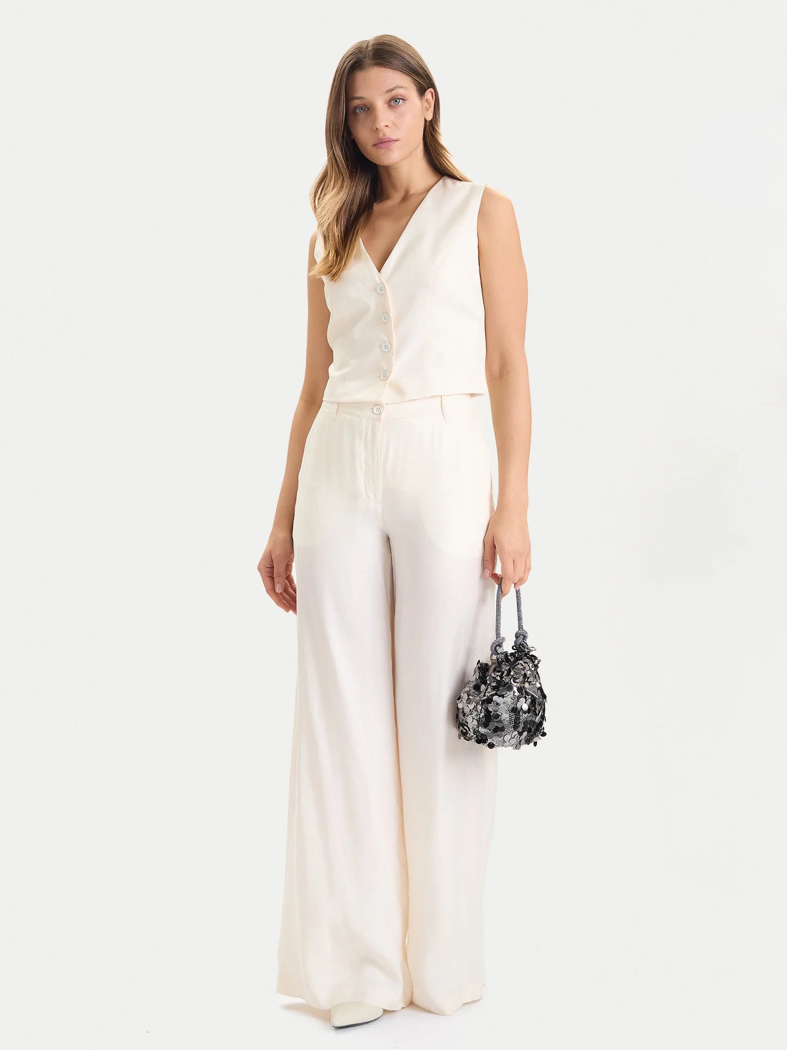 CELESTINE FLUID PLEATS PANT