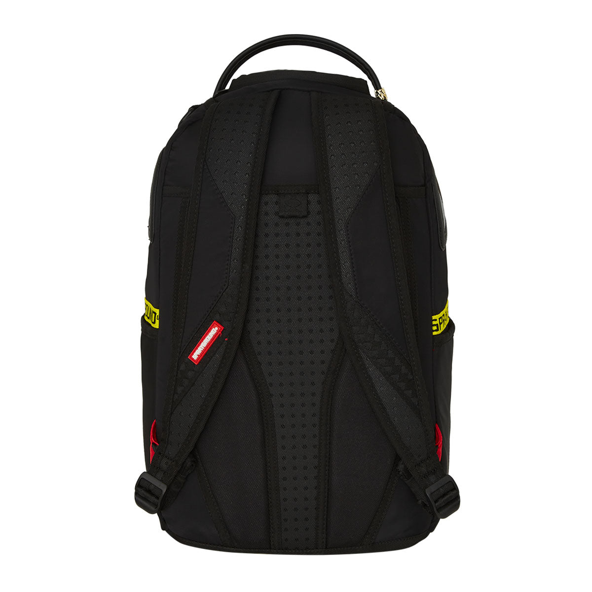 ZAINO SPRAYGROUND SHARK CENTRAL YELLOW TAPE DLX