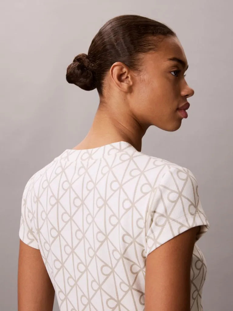 T-Shirt Crop con Logo