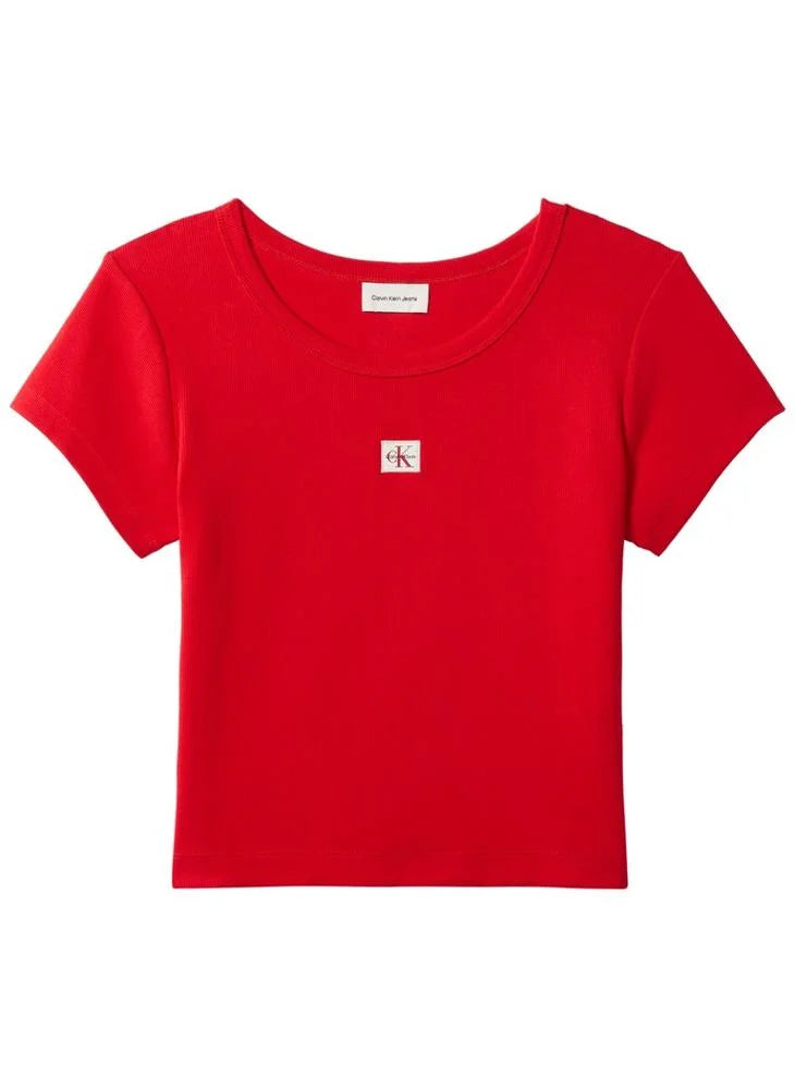 Baby Tee a costine con monologo intessuto