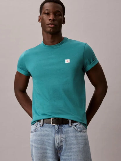 T-shirt in cotone con stemma
