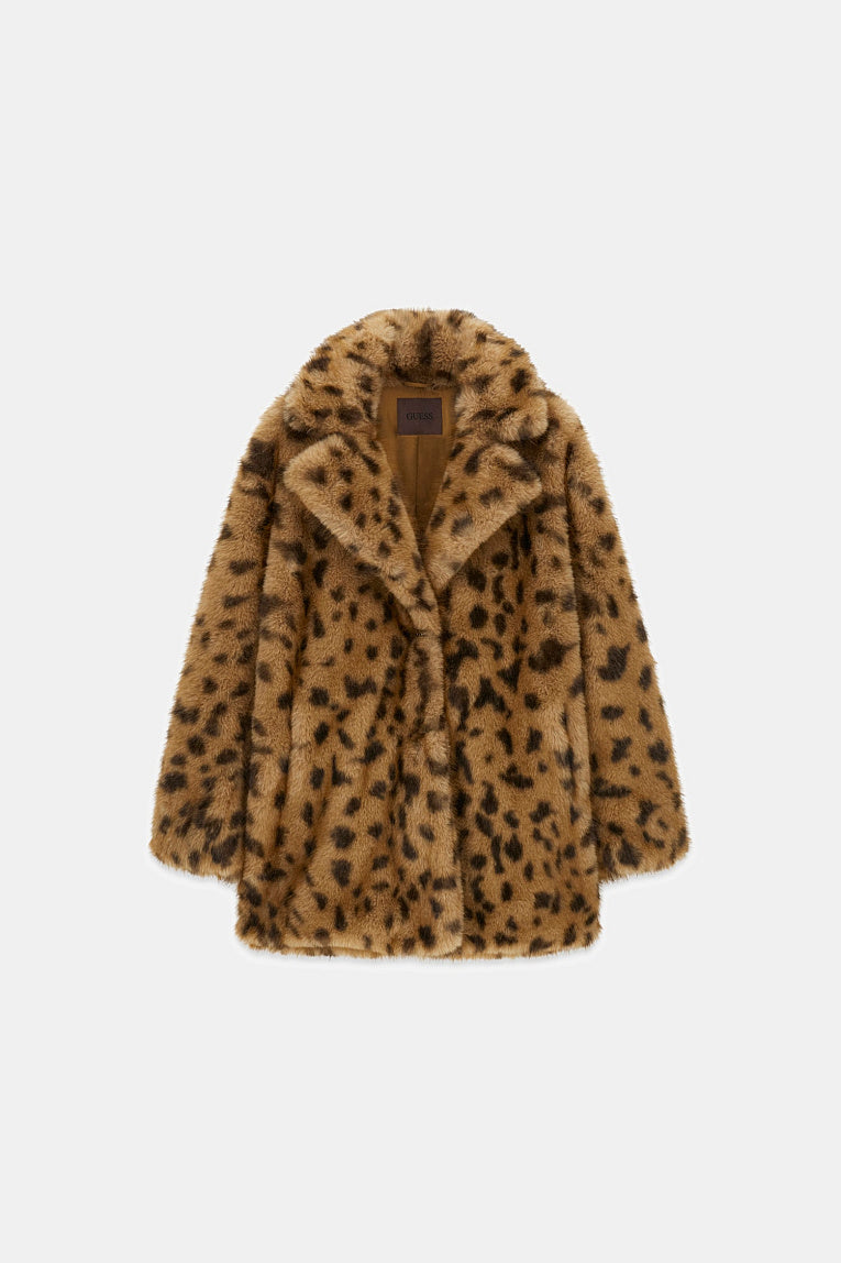 Cappotto in pelliccia sintetica