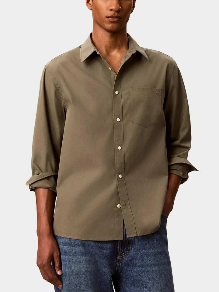 Camicia con Taschino Maniche Lunghe
