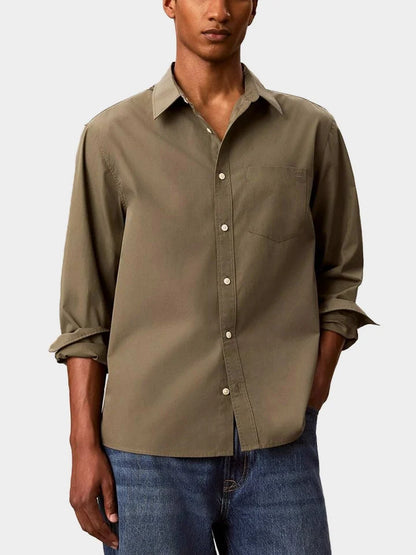 Camicia con Taschino Maniche Lunghe