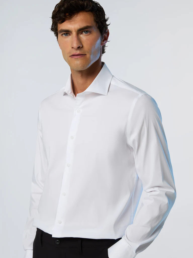 SHIRT ITALIAN COLLAR LONG SLEEVE