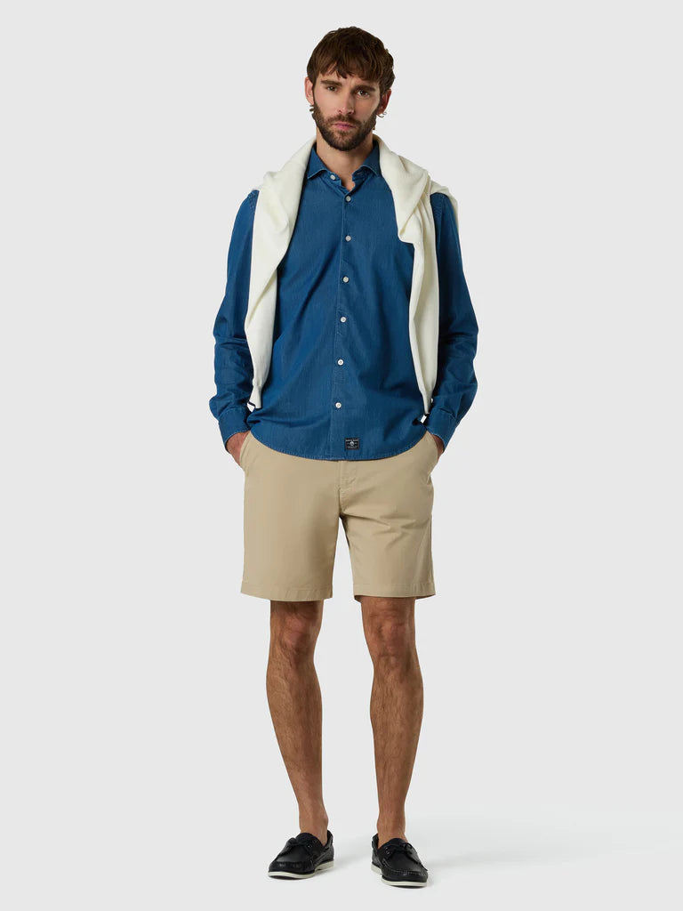 SHIRT ITALIAN COLLAR LONG SLEEVE