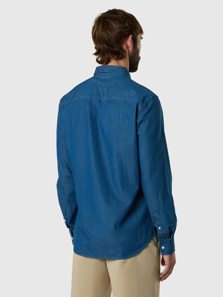 SHIRT ITALIAN COLLAR LONG SLEEVE