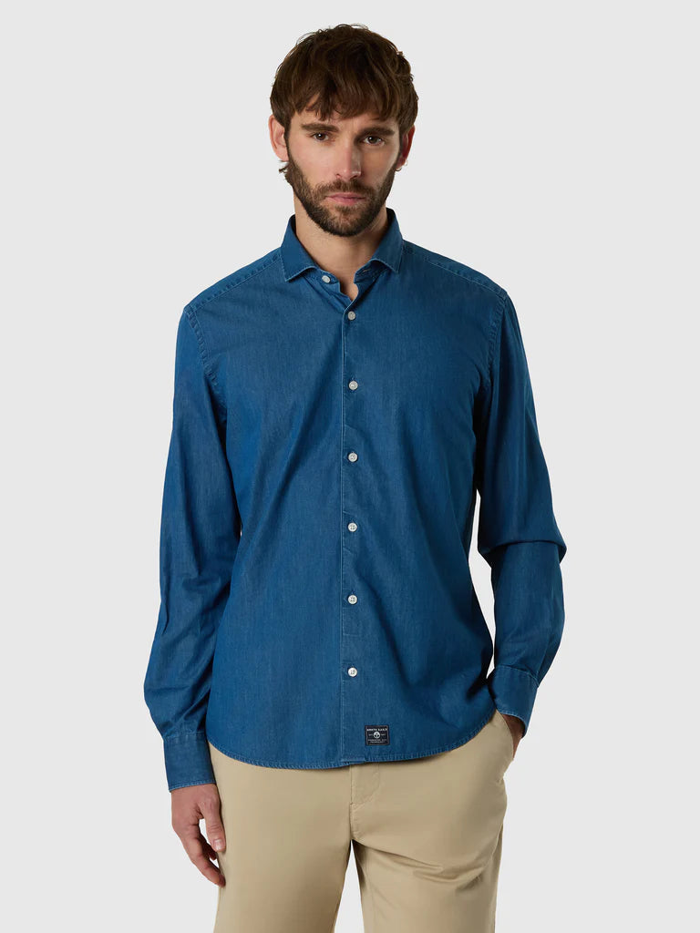 SHIRT ITALIAN COLLAR LONG SLEEVE