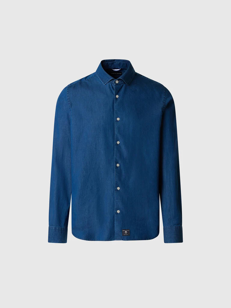 SHIRT ITALIAN COLLAR LONG SLEEVE