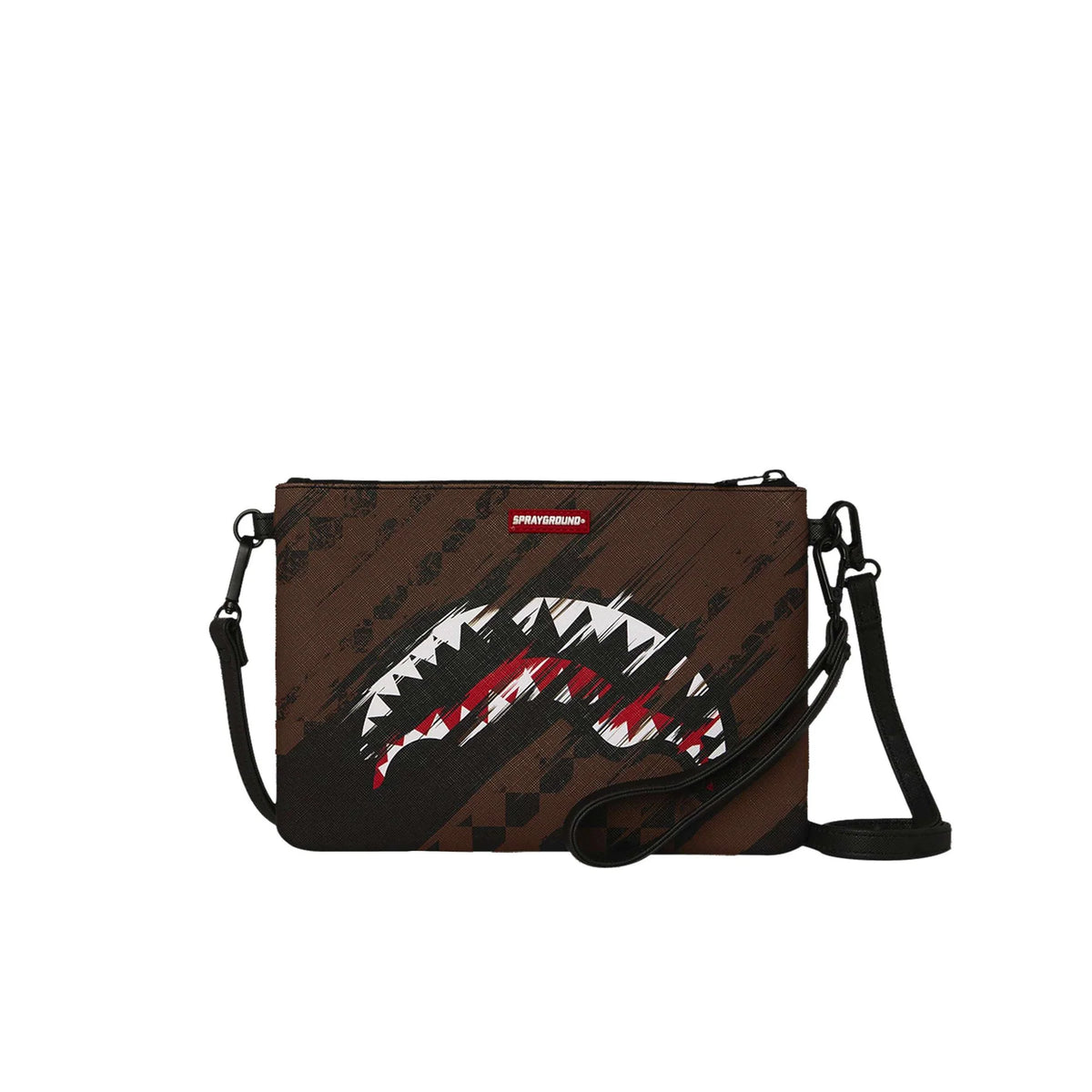 SMEARED GRUNGE CROSSBODY POUCHETTE