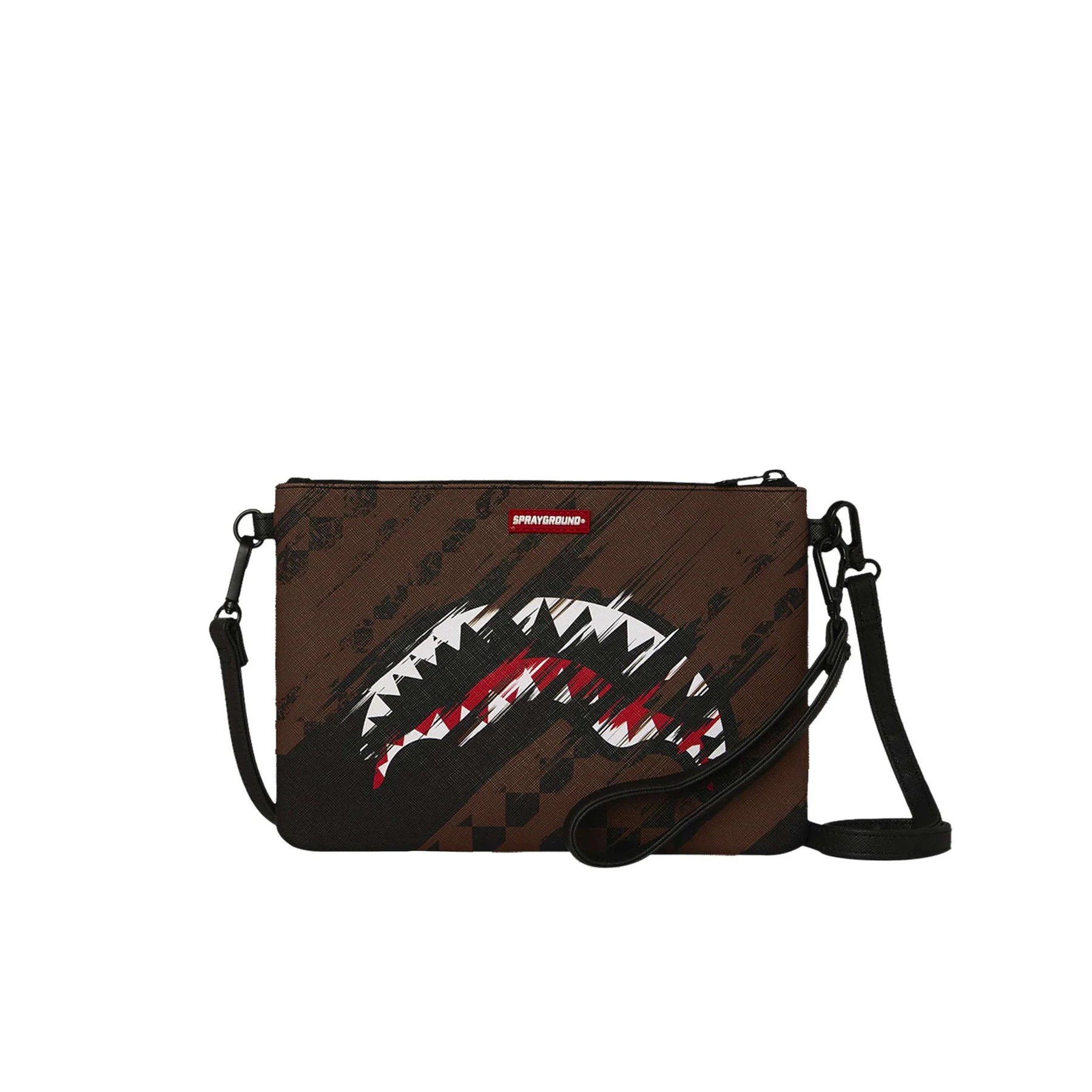 SMEARED GRUNGE CROSSBODY POUCHETTE