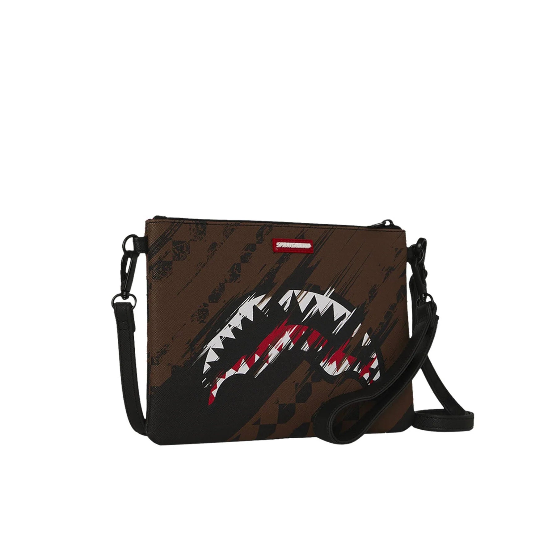 SMEARED GRUNGE CROSSBODY POUCHETTE