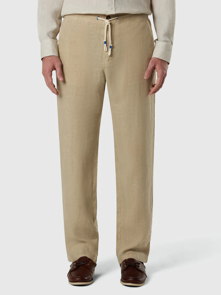 BREEZE- REGULAR FIT W/DRAWSTRING LONG TROUSER