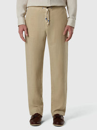 BREEZE- REGULAR FIT W/DRAWSTRING LONG TROUSER