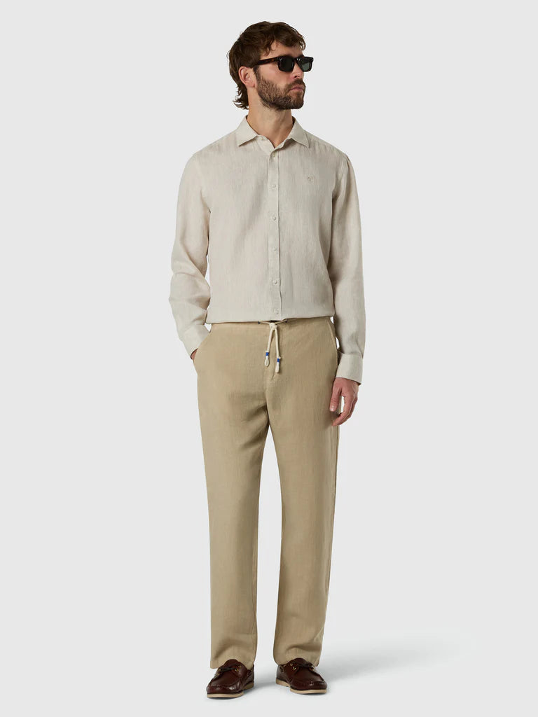 BREEZE- REGULAR FIT W/DRAWSTRING LONG TROUSER