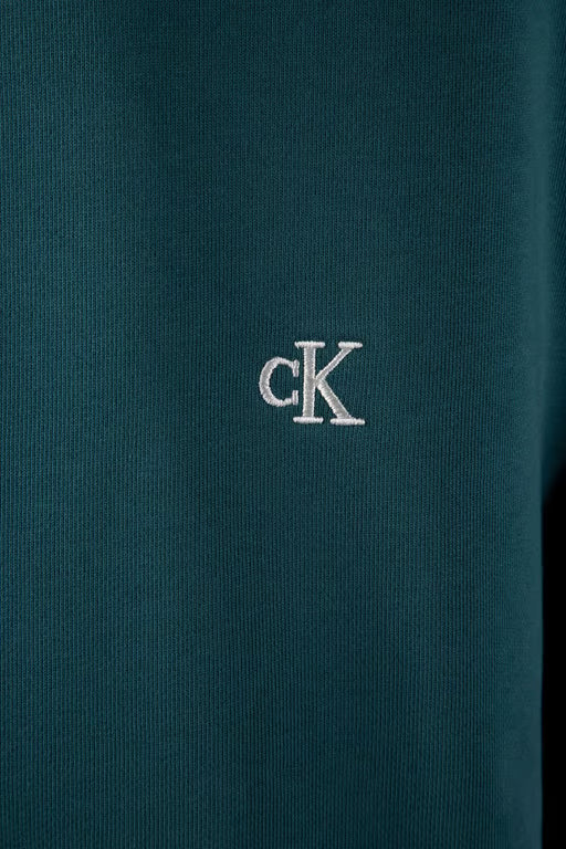 Felpa con monogramma vestibilità rilassata