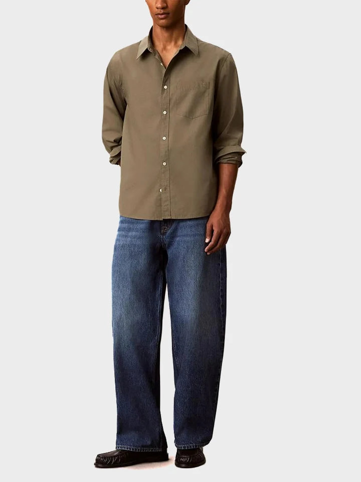 Camicia con Taschino Maniche Lunghe
