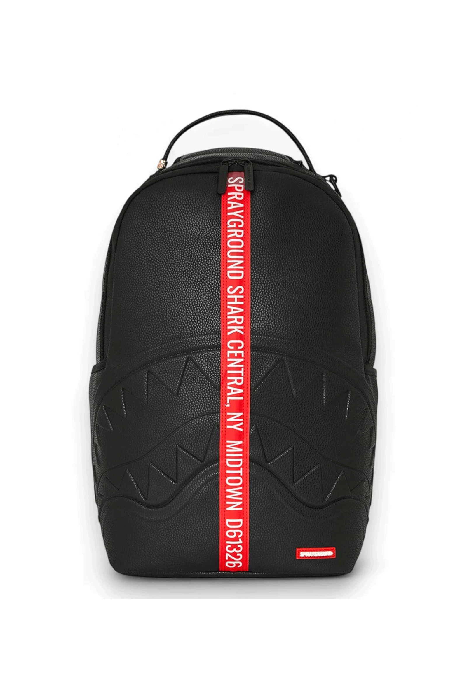 ZAINO SPRAYGROUND SHARK CENTRAL NEXT STOP ZIP DLXSV