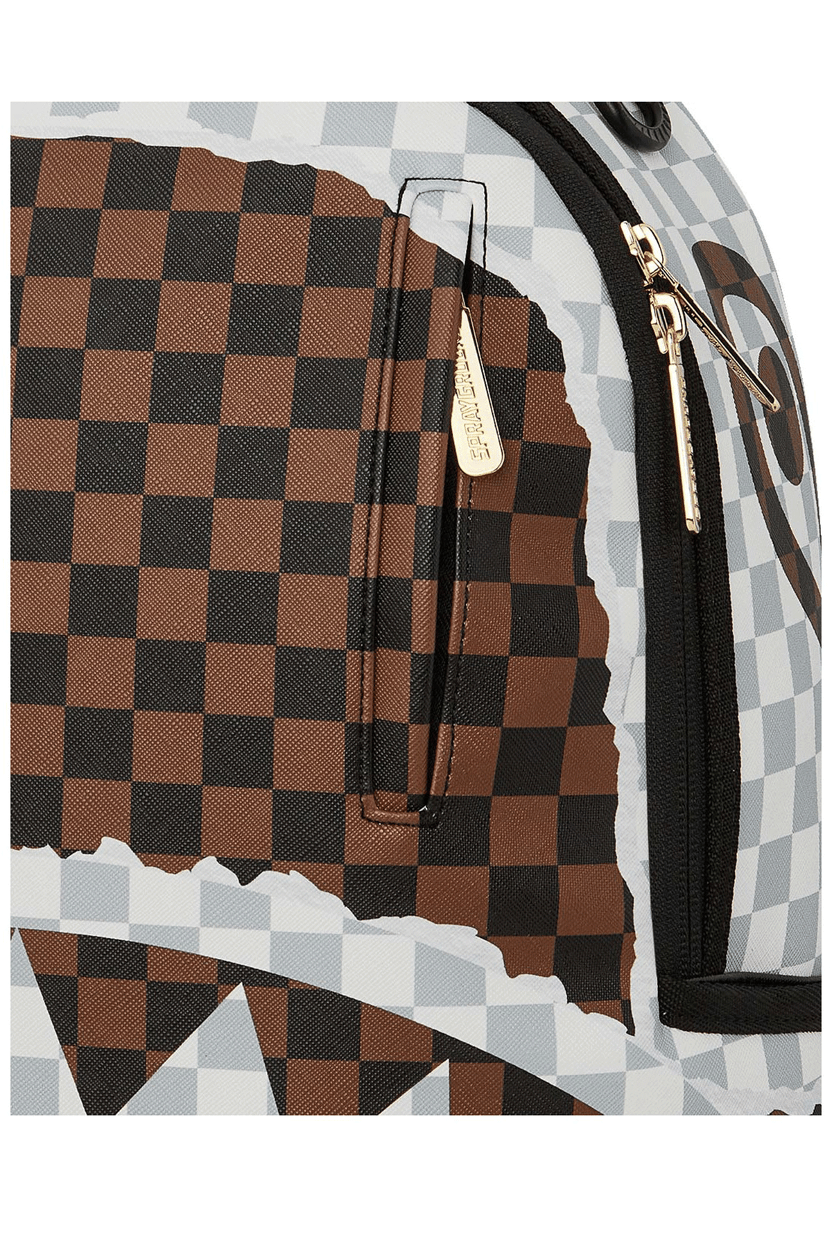 ZAINO SPRAYGROUND CHECKERED  SHARK BACKPACK