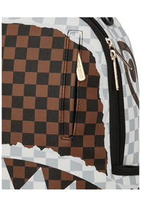 ZAINO SPRAYGROUND CHECKERED  SHARK BACKPACK