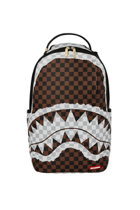 ZAINO SPRAYGROUND CHECKERED  SHARK BACKPACK