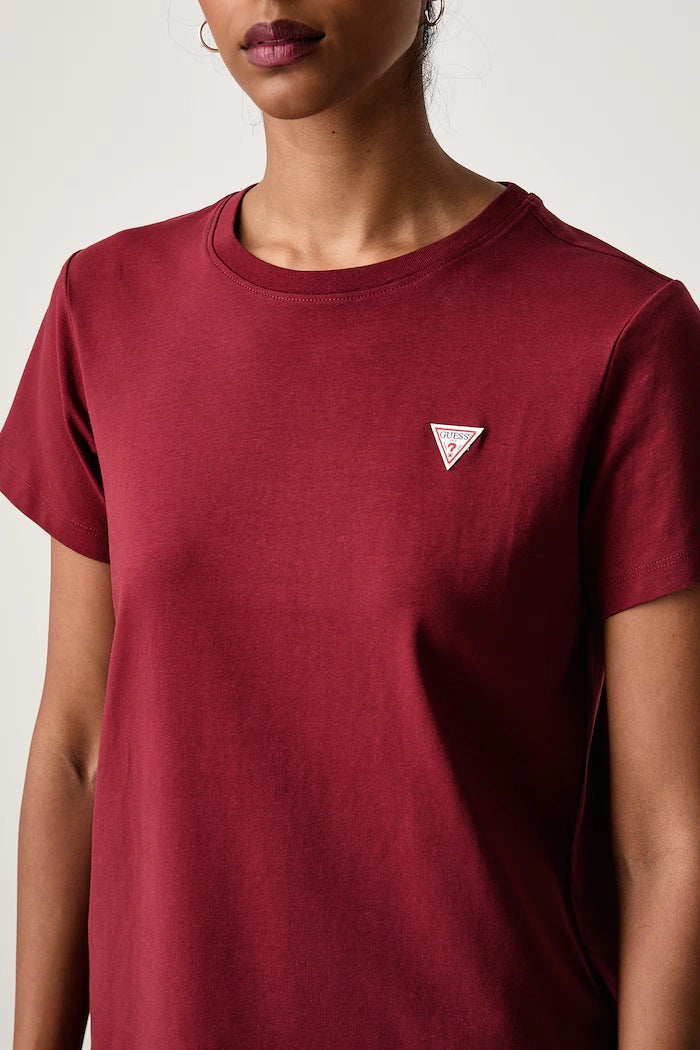 T-shirt classica con logo triangolo mini