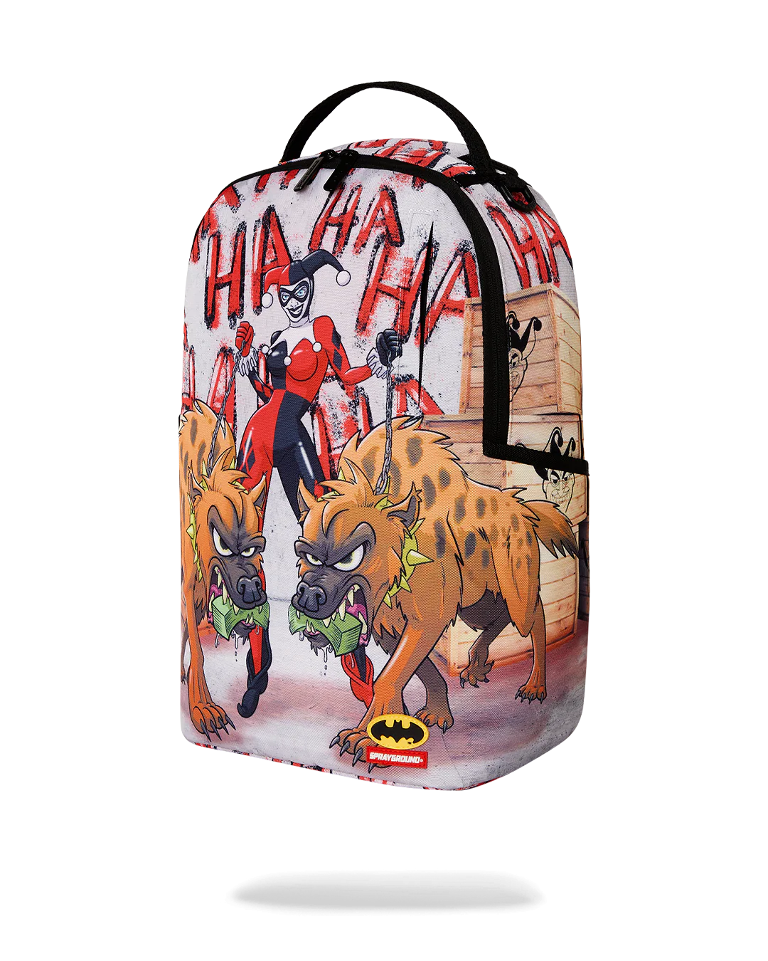 HARLEY QUINN WHIT HYENAS DLXR SPRAYGROUND