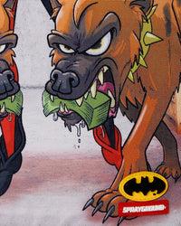 HARLEY QUINN WHIT HYENAS DLXR SPRAYGROUND