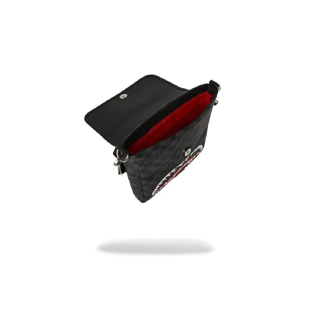 TRACOLLA SCRIBBLE SHARK MESSANGER BAG