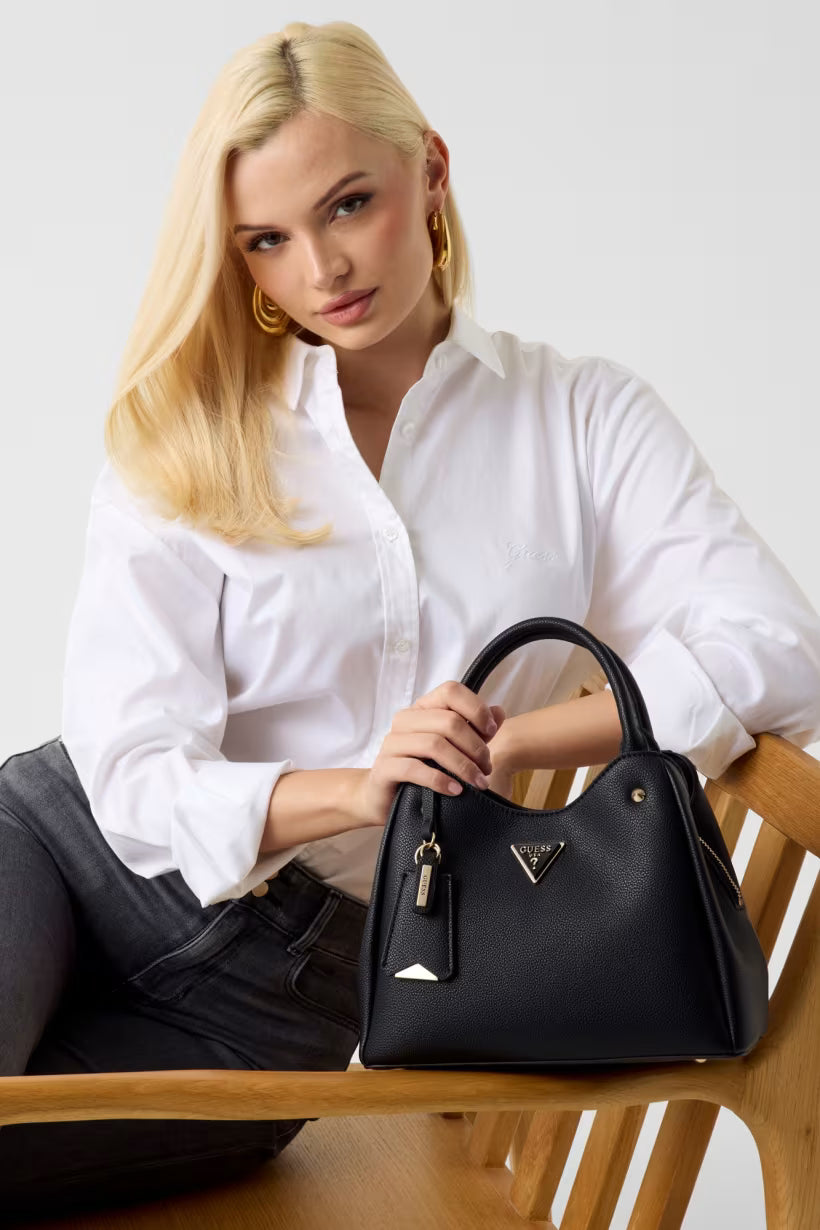 Borsa a mano con logo Meridian