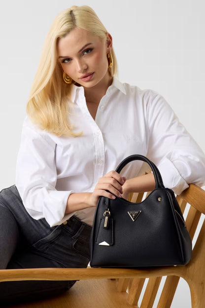 Borsa a mano con logo Meridian