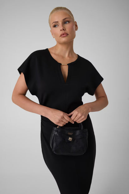 Borsa a tracolla logo Ella