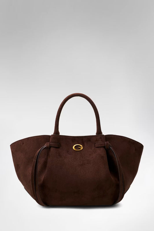 Borsa a mano Allegra in suede