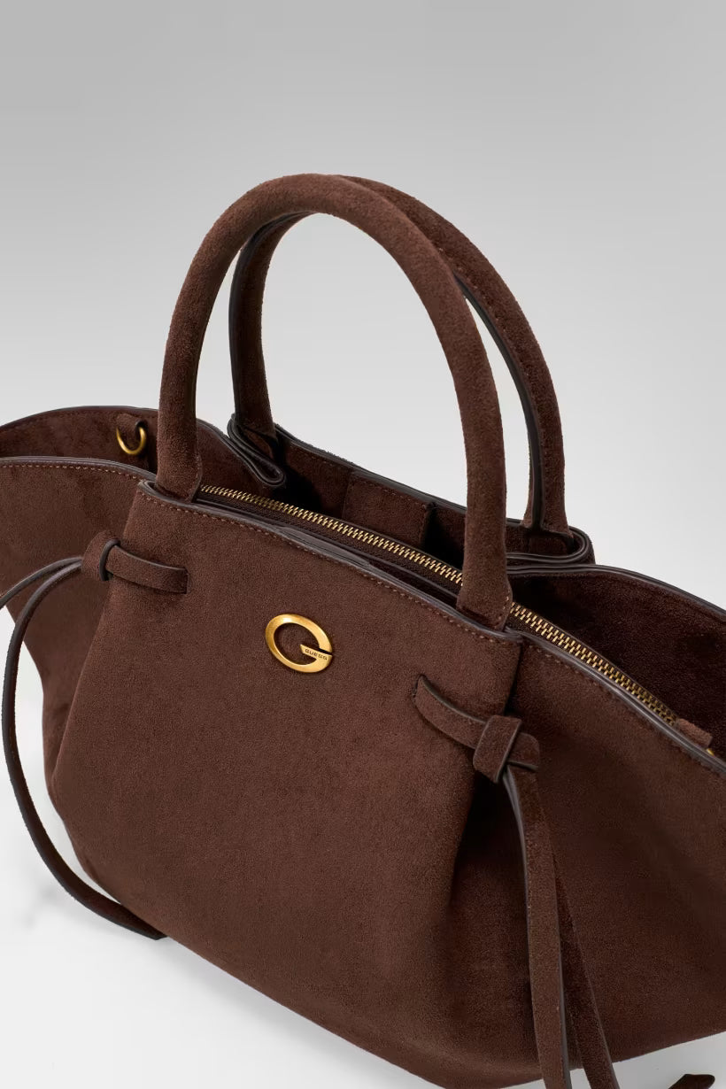 Borsa a mano Allegra in suede