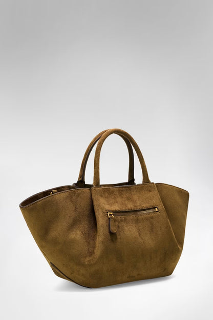 Borsa a mano Allegra in suede