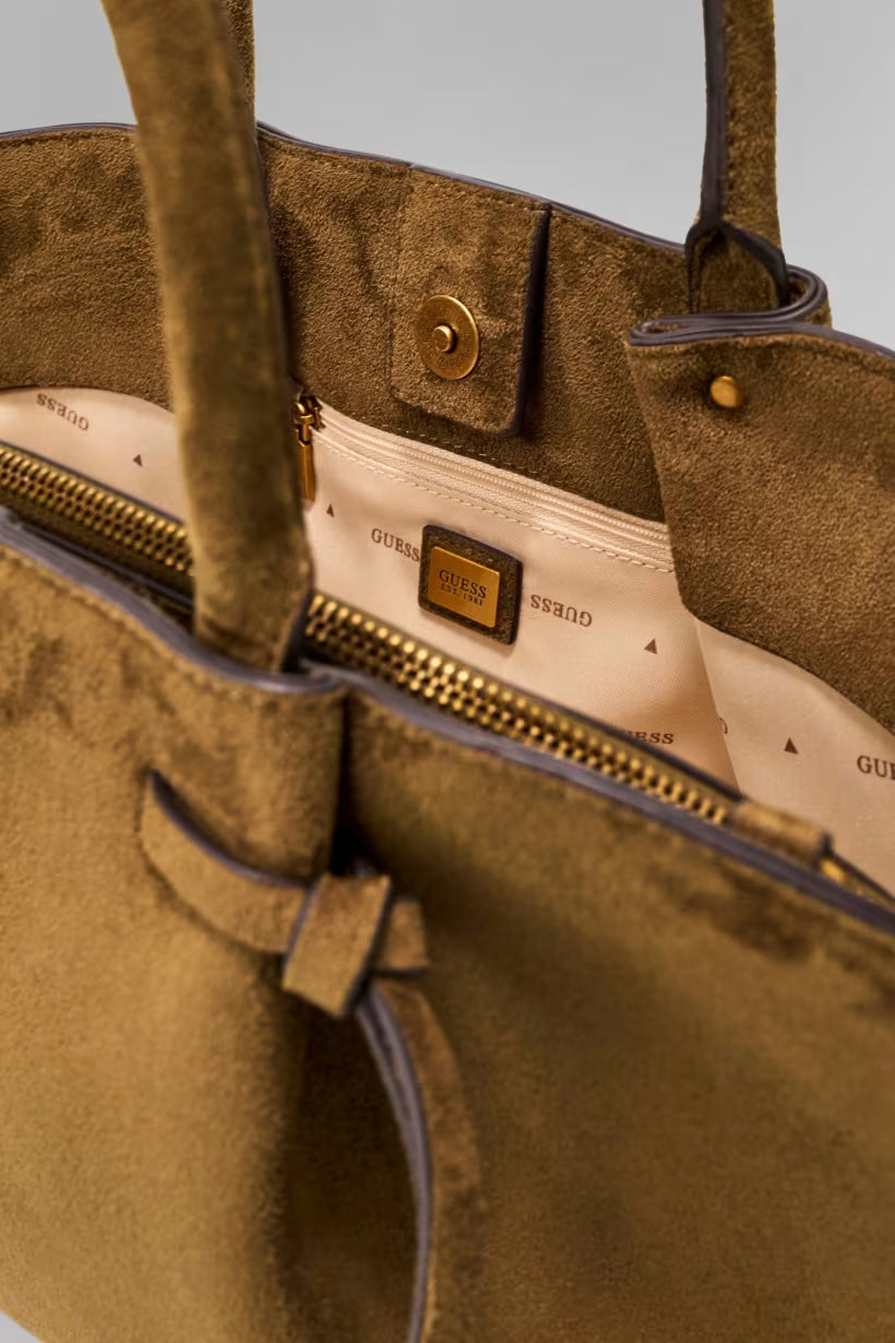 Borsa a mano Allegra in suede