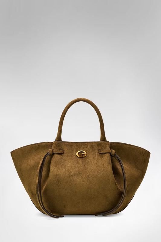 Borsa a mano Allegra in suede