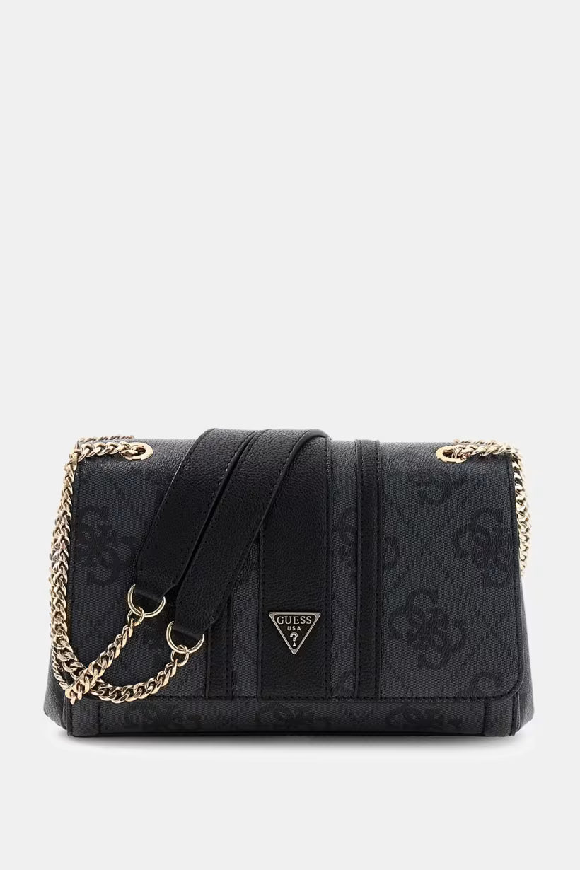 Borsa a tracolla con logo Noelle