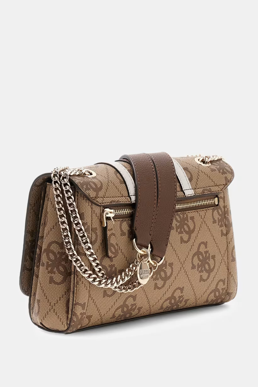 Borsa a tracolla con logo Noelle